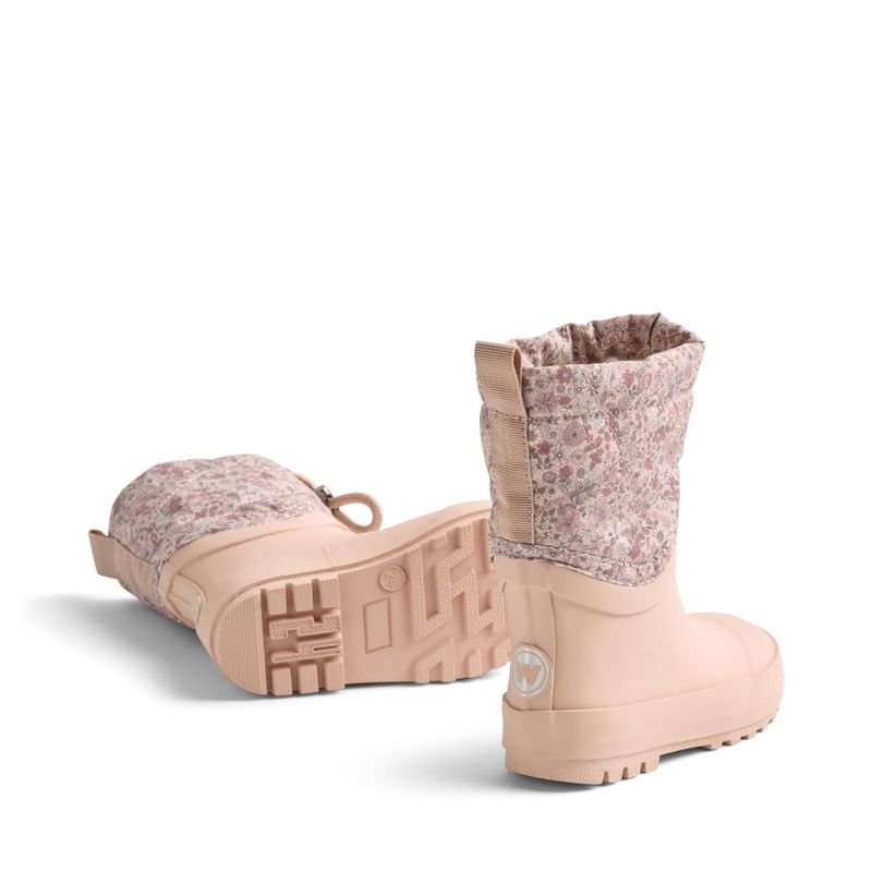 Wheat, Thermo Snowboot Drizzle, Rose Dust Flowers