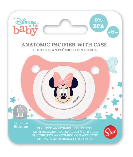 Hovedbilde Minnie Baby Smokk Orthodontic fra 6 måneder
