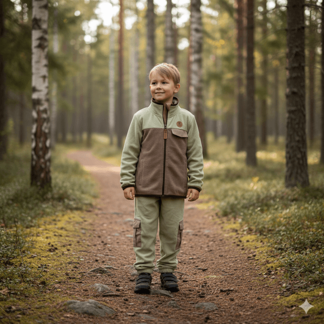 Hovedbilde Bruse fleecesett Risør – mykt, varmt og klart for lek