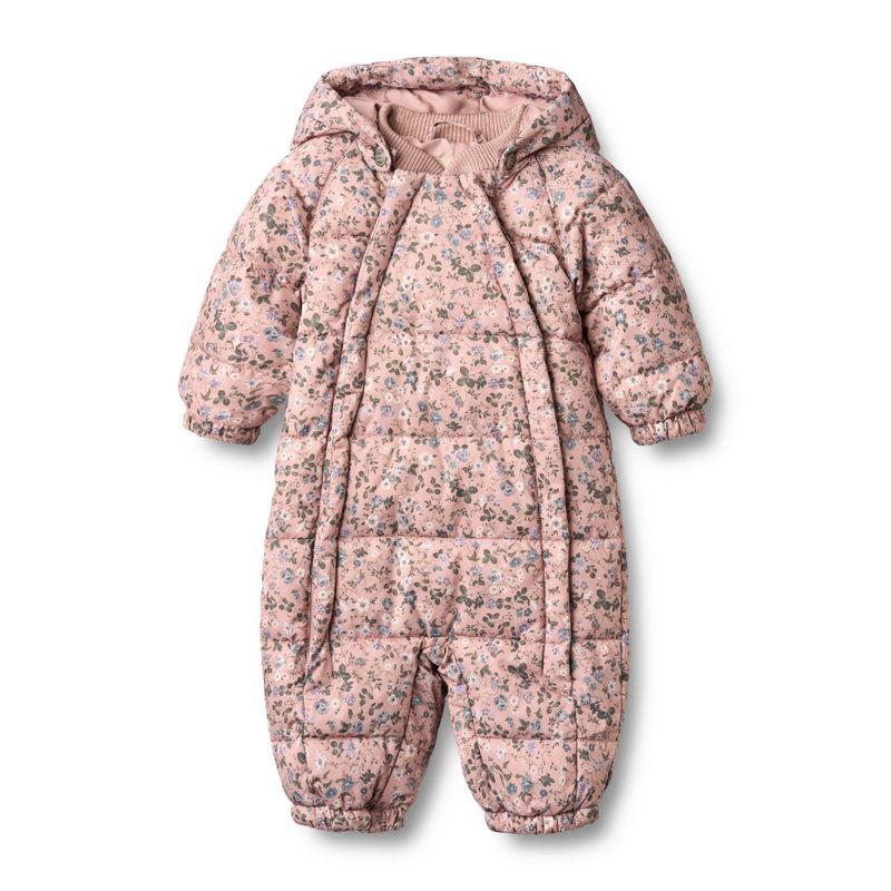 Wheat, Puffer suit Edem, Baby, Rose Powder Flowers
