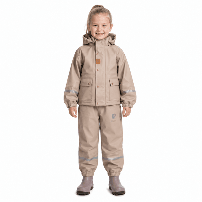 Hovedbilde Bruse Regnsett, Kuling, Beige Champagne