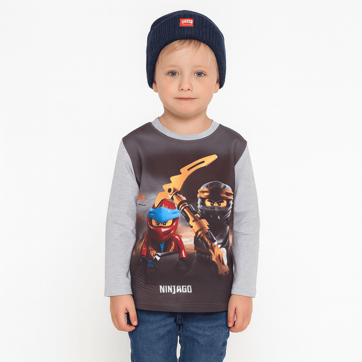 Lego Kidswear, Ninjago, Genser, Grey Melange (128)