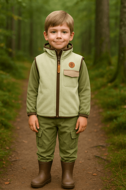 Bruse fleecevest Tea – lett, varm og perfekt til lag-på-lag