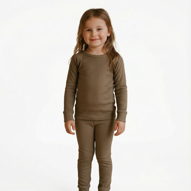 Bruse superundertøy sett, Rasle, Covert Green