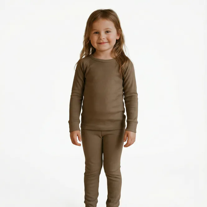 Hovedbilde Bruse superundertøy sett, Rasle, Covert Green