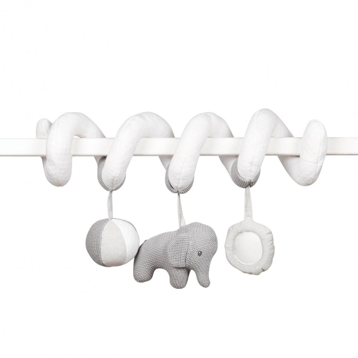 Nattou Tembo Spiral Toy Elephant, strikket