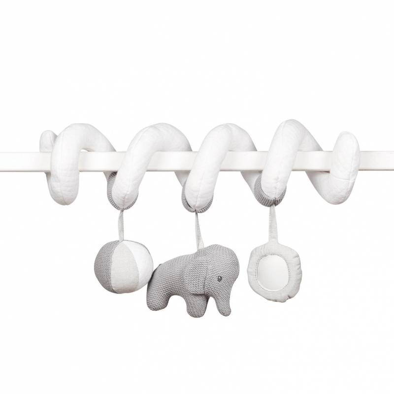 Nattou Tembo Spiral Toy Elephant, strikket