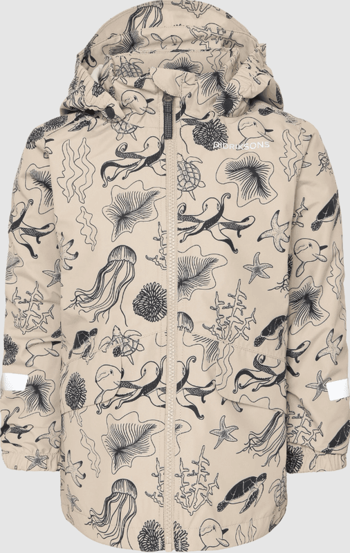 Didriksons Norma Kids jakke, Ocean Beach Beige