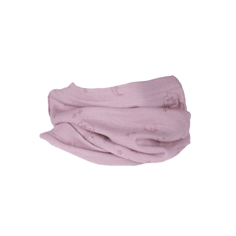 Bruse Sogn hals med merinoull – Violet Ice