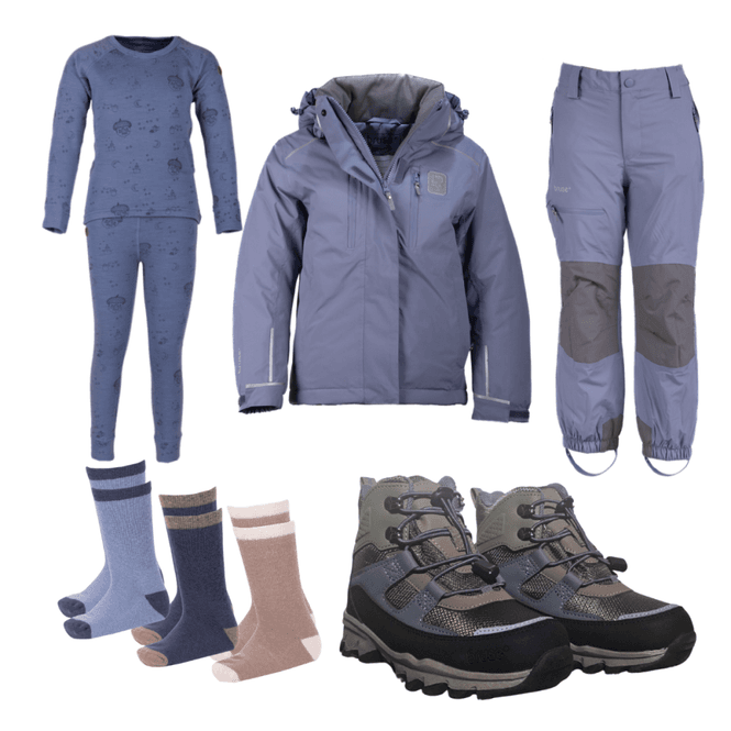 Hovedbilde Bruse, Vinterpakke Blå