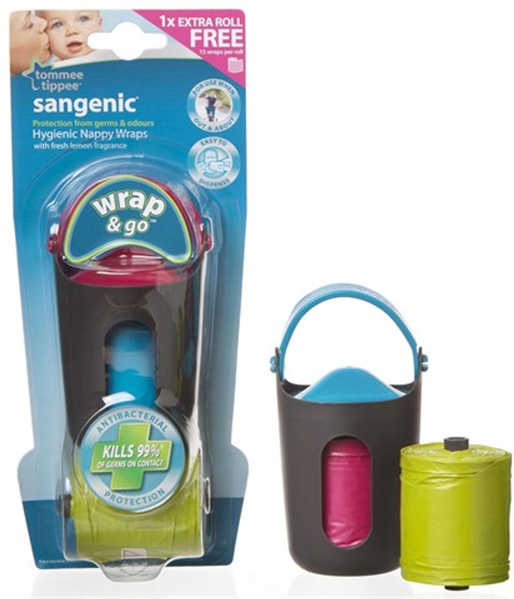 Sangenic Wrap & Go dispenser inkl. 2 refill
