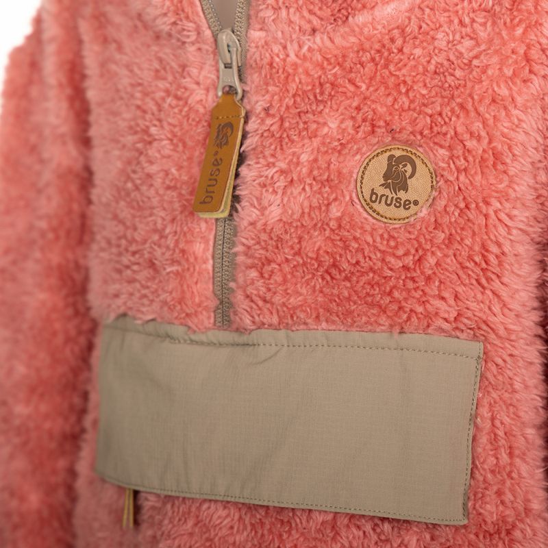 Bruse Teddyfleece Genser, Selskjer, Pogiant Pink