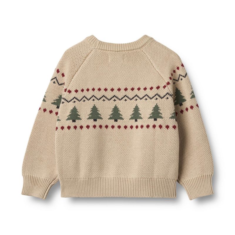 Wheat, Jacquard Pullover Balou, warm sand