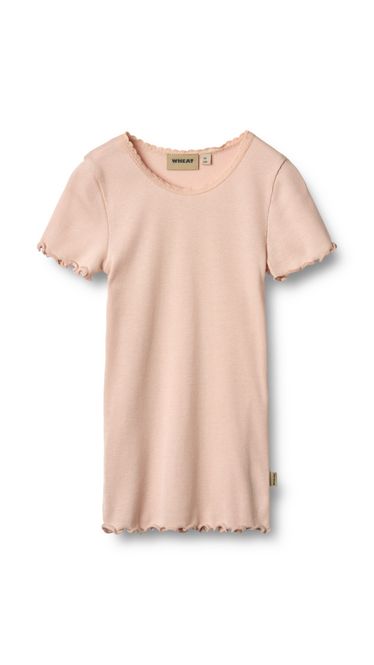 Hovedbilde Wheat, Rib T-Shirt S/S Katie, Powder