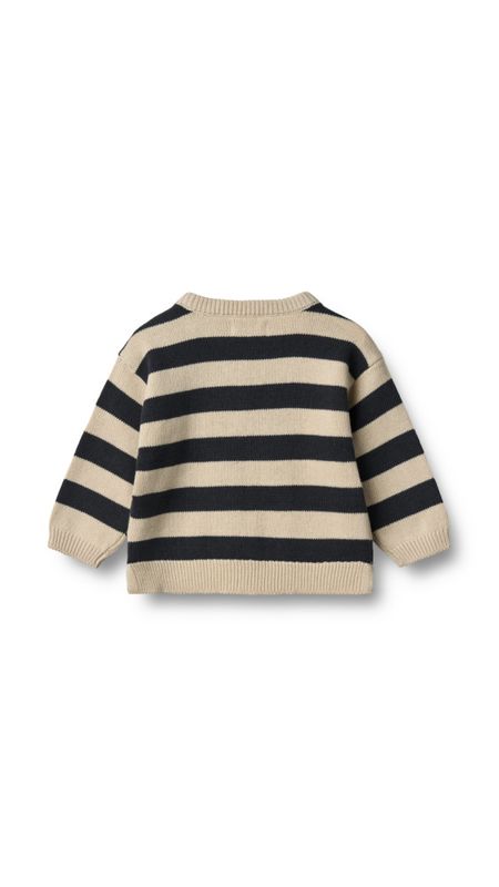 Wheat, Knit pullover Morgan baby, navy stripe