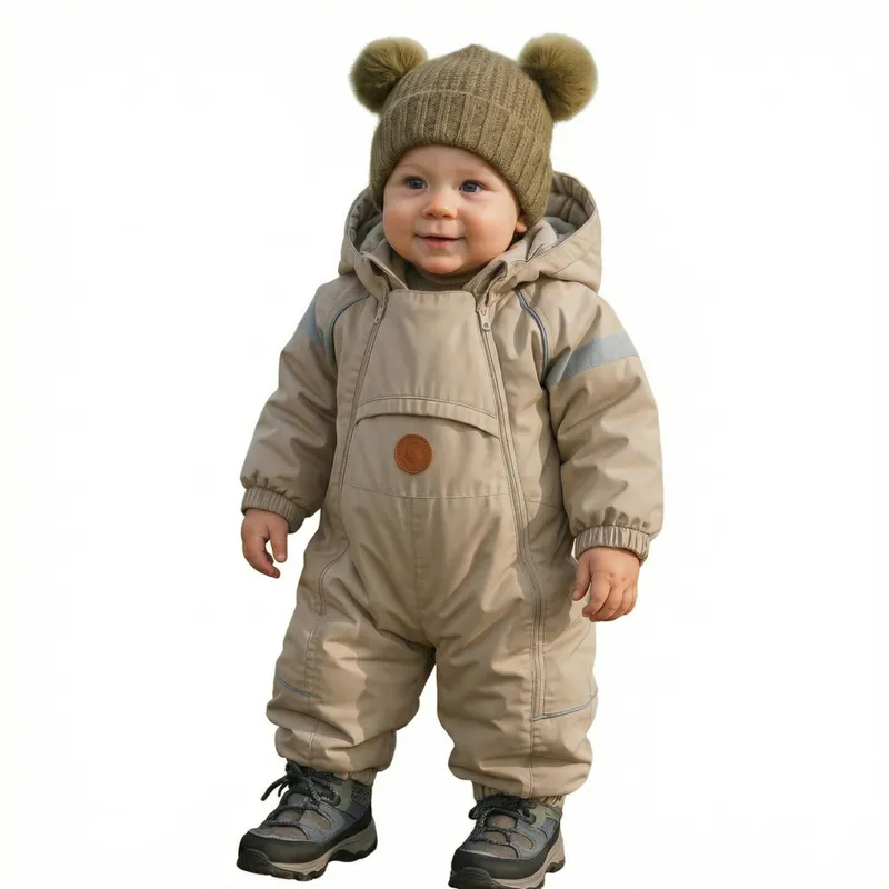 Bruse vinterdress baby Ask, Covert Green