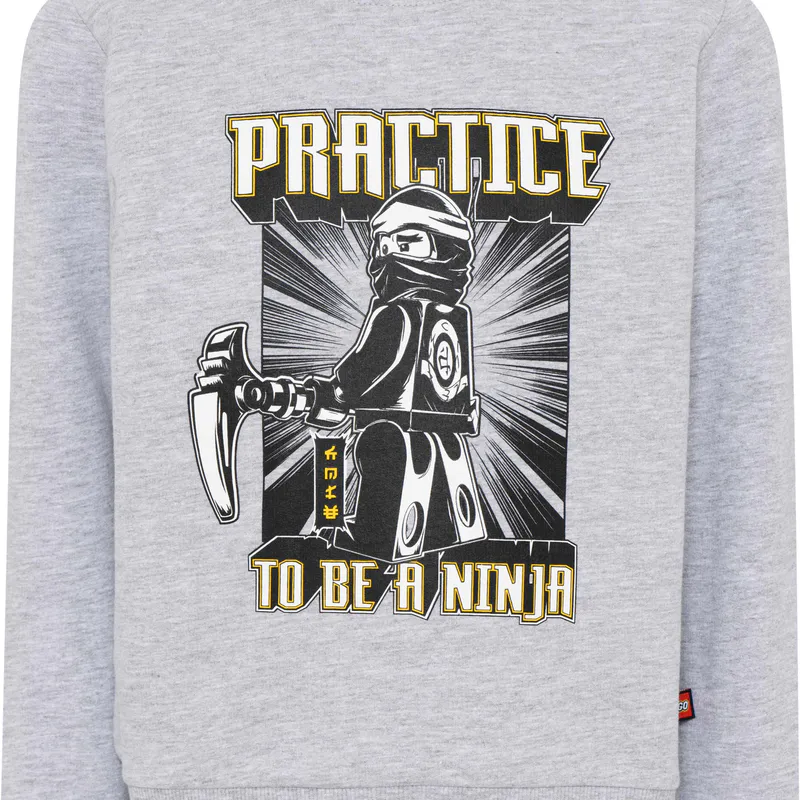 Lego Kidswear, Ninjago, Genser, Grey Melange