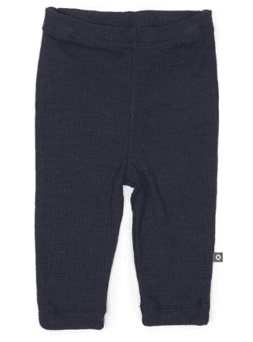 Hovedbilde Smallstuff Leggings, merinoull, Navy drop needle