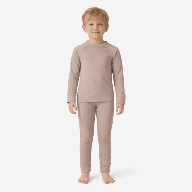 Hovedbilde Bruse superundertøy sett, Rasle, Mocha Meringue