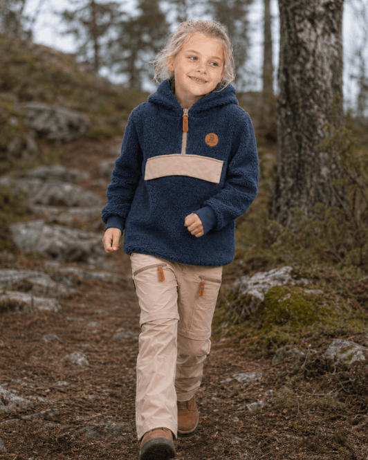 Hovedbilde Bruse Teddyfleece Genser, Selskjer, Blå