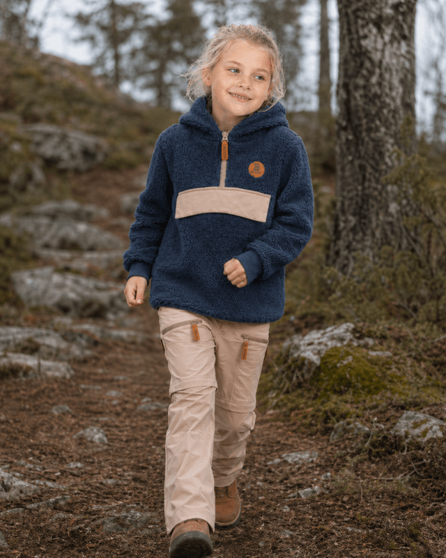 Bruse Teddyfleece Genser, Selskjer, Blå