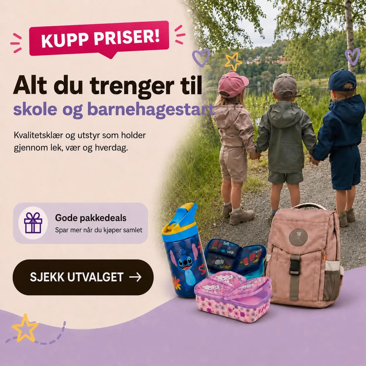 Alt til barnehagestarten