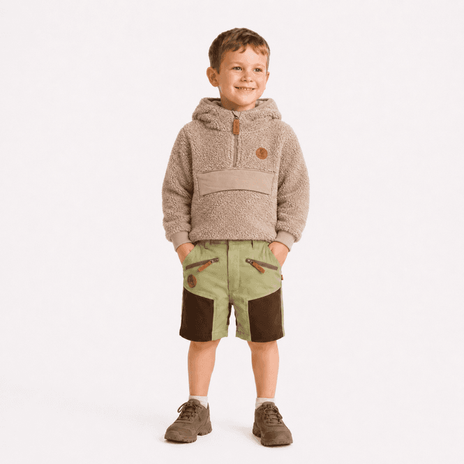 Hovedbilde Bruse softshell shorts, Basstuvåga, Tea