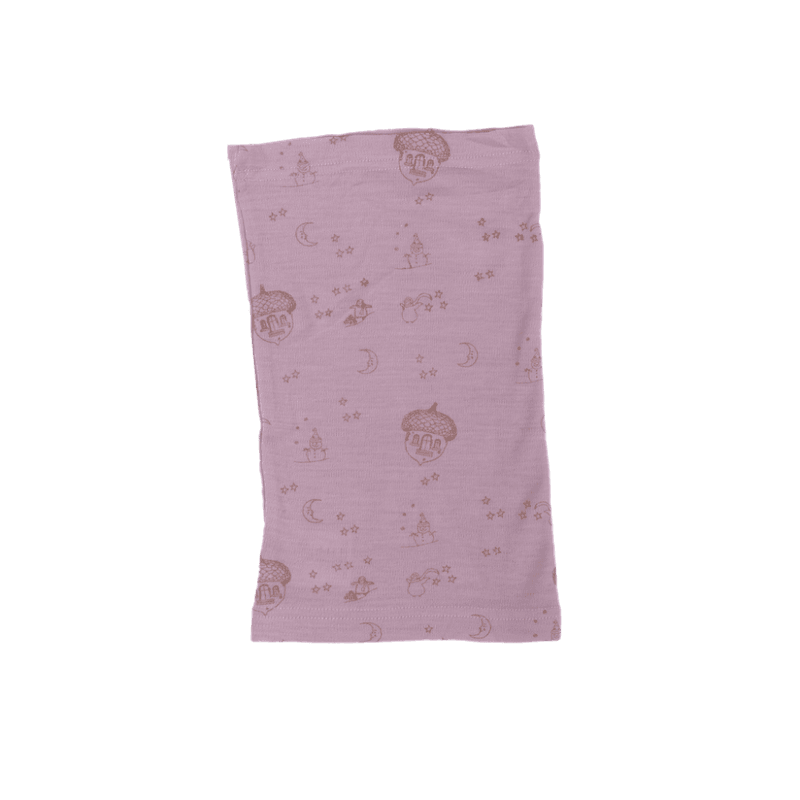 Bruse Sogn hals med merinoull – Violet Ice