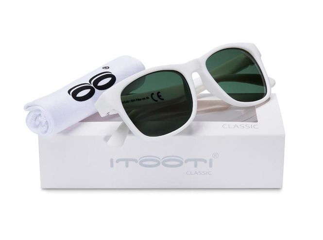 Hovedbilde Tootiny solbrille Hvit, størrelse Small