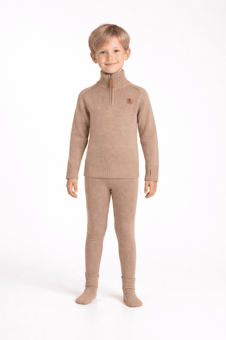 Hovedbilde Bruse strikket ullsett, Beitostølen, Brun